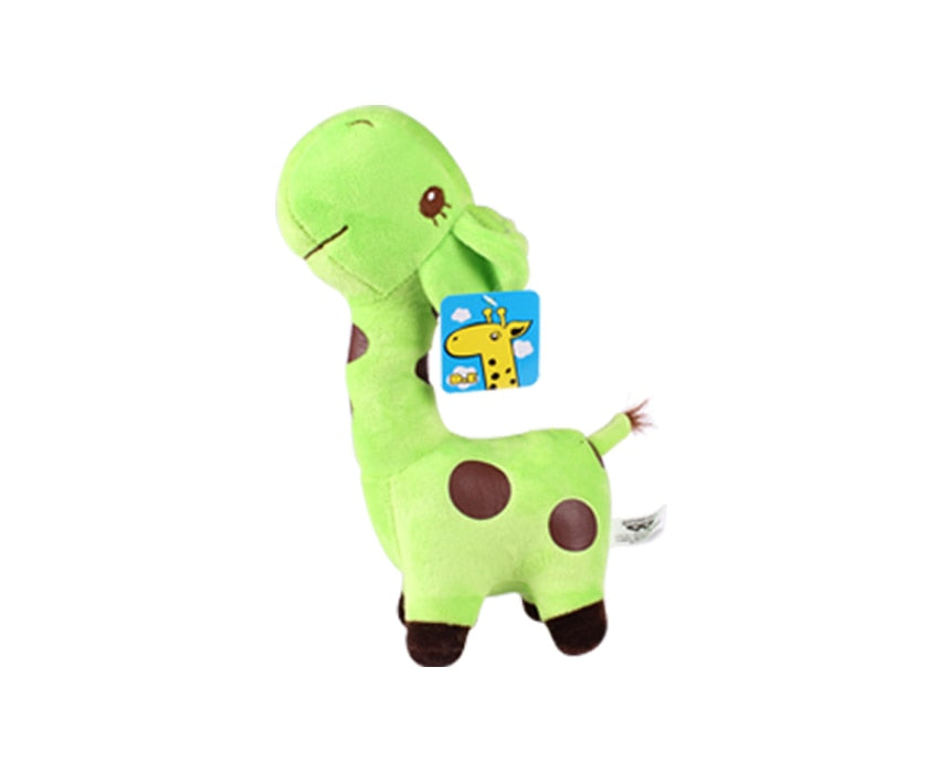 18cm Cute Giraffe Plush Toy Pendant Soft Deer Stuffed Cartoon Animals Doll Baby Kids Toys Christmas Birthday Colorful Gifts