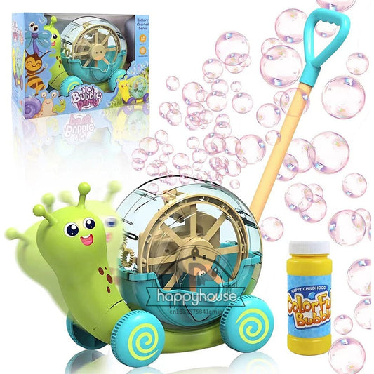 Snail Bubble Lawn Mower for Toddlers Bubble Machine For Kids Bubble Gun Bubble Blower Bubble Children Soap Bubble Maker Toys